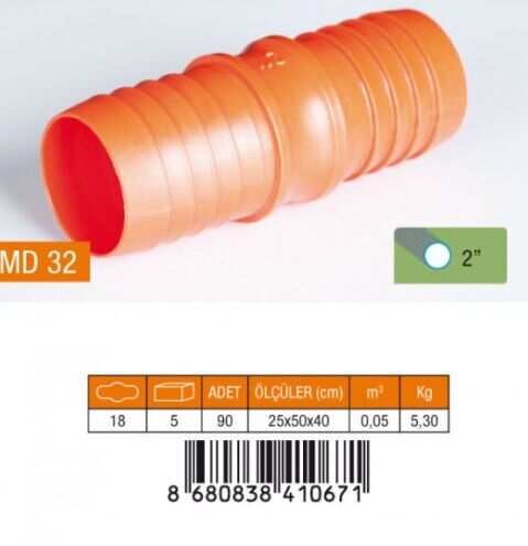 Plastik Hortum Eki 2'' / 119-32