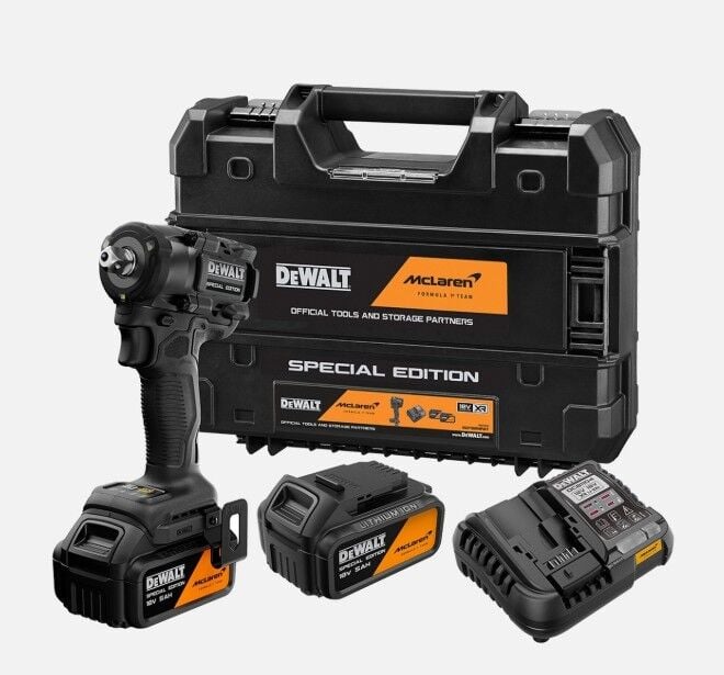 Dewalt X Mclaren DCF92MP2T Kompakt Somun Sıkma 2x5Ah 406 Nm