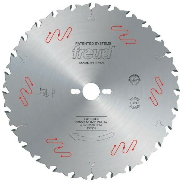 Freud Atlamalı İnce Ağaç Testeresi 350x3.0mm 32 Diş (Seyrek Diş)