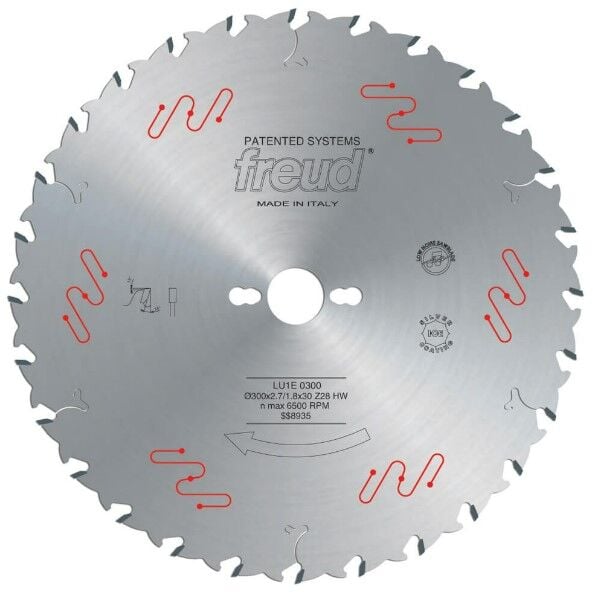 Freud Atlamalı İnce Ağaç Testeresi 350x3.0mm 32 Diş (Seyrek Diş)