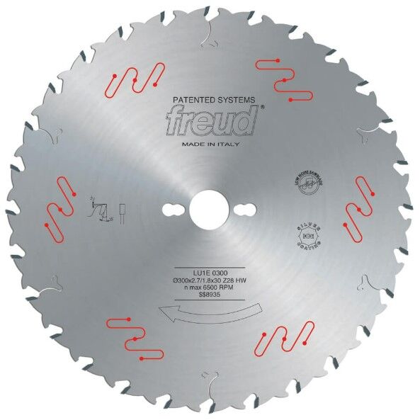 Freud Atlamalı İnce Ağaç Testeresi 350x3.0mm 32 Diş (Seyrek Diş)