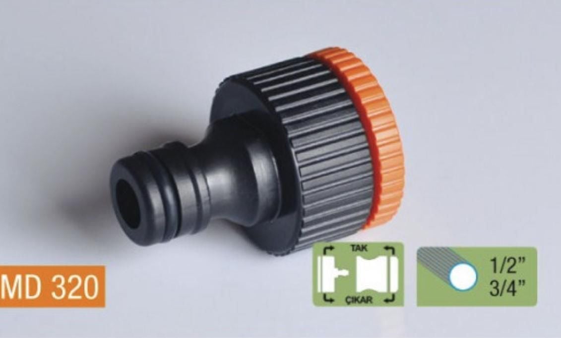 Medalyan MD 320 Musluk Adaptörü 1/2''-3/4''