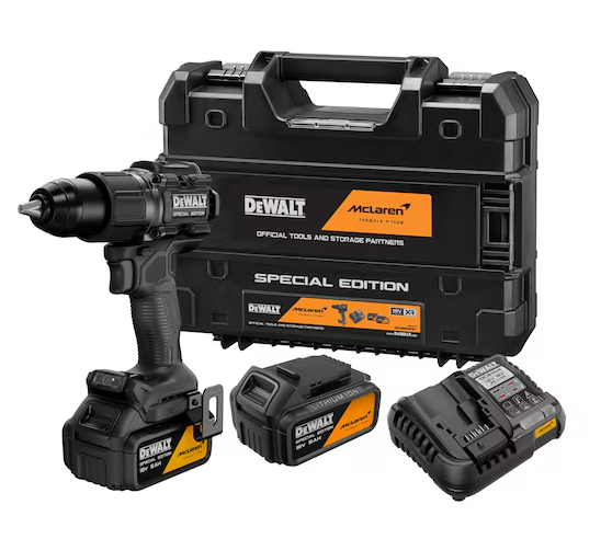Dewalt X Mclaren DCD86MP2T Darbeli Matkap 2x5Ah 90 Nm
