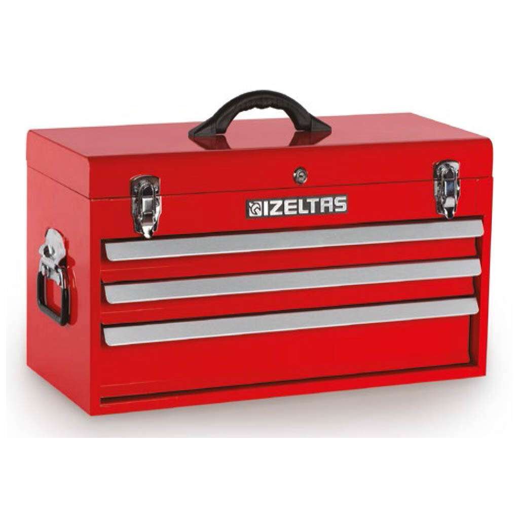 İZELTAŞ Çekmeceli Alet Sandığı Kırmızı 285X650X322