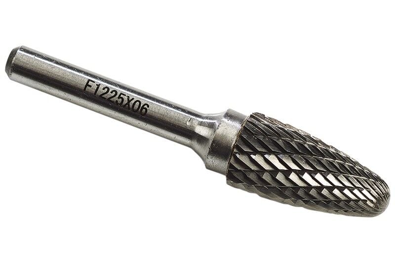 Karbür Kalıpçı F Tipi Kavisli Silindirik Freze 12mm