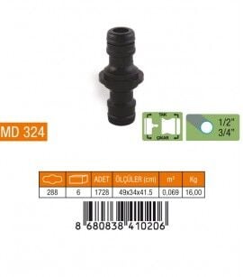 Medalyan MD 324 Otomatik Hortum Bağlantısı 2 Yönlü