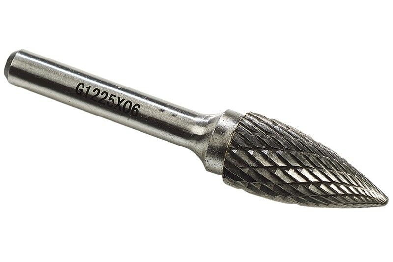 Karbür Kalıpçı G Tipi Sivri Kavisli Freze 12mm (3243)