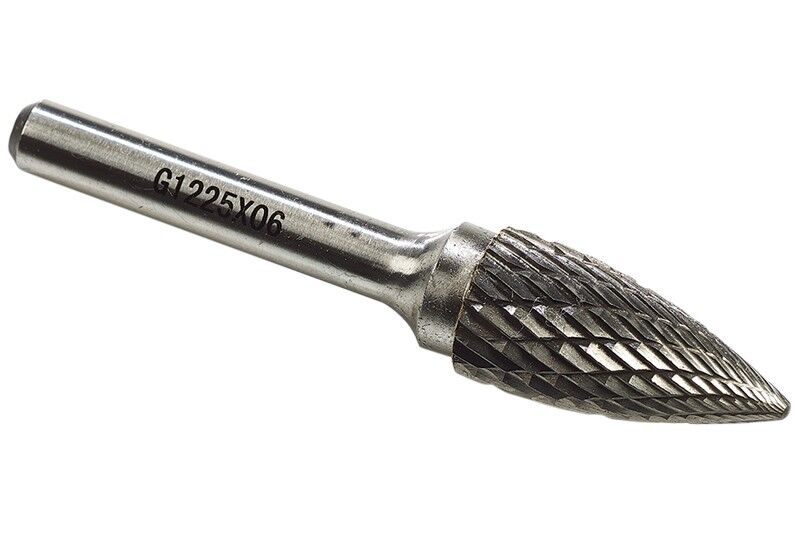 Karbür Kalıpçı G Tipi Sivri Kavisli Freze 16mm