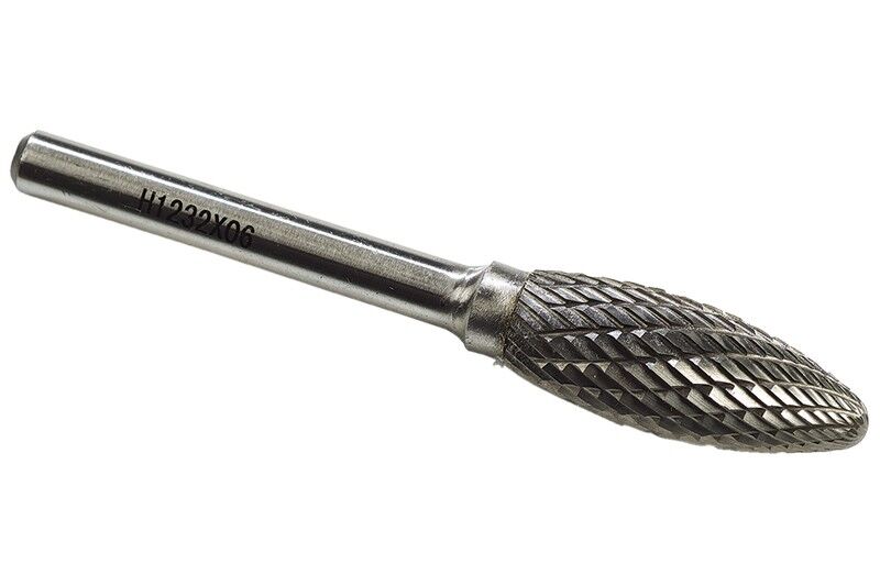 Karbür Kalıpçı H Tipi Kavisli Çam Freze 6mm