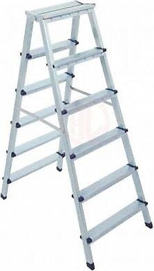 Saraylı 1209 Çift Taraflı Metal Merdiven 9+9