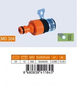 Medalyan MD 304 Musluk Adaptörü Kelepçeli