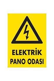 İkaz Levhası Elektrik Pano Odası - 1139