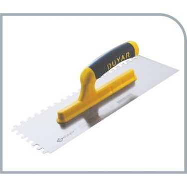 Duyar Seramik Malası Açık Plastik Saplı 8X8 Diş 35 Cm