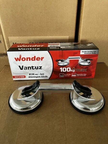 Wonder Alüminyum Cam Vantuzu İkili