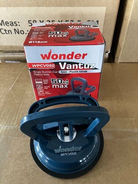 Wonder Plastik Cam Vantuzu Tekli