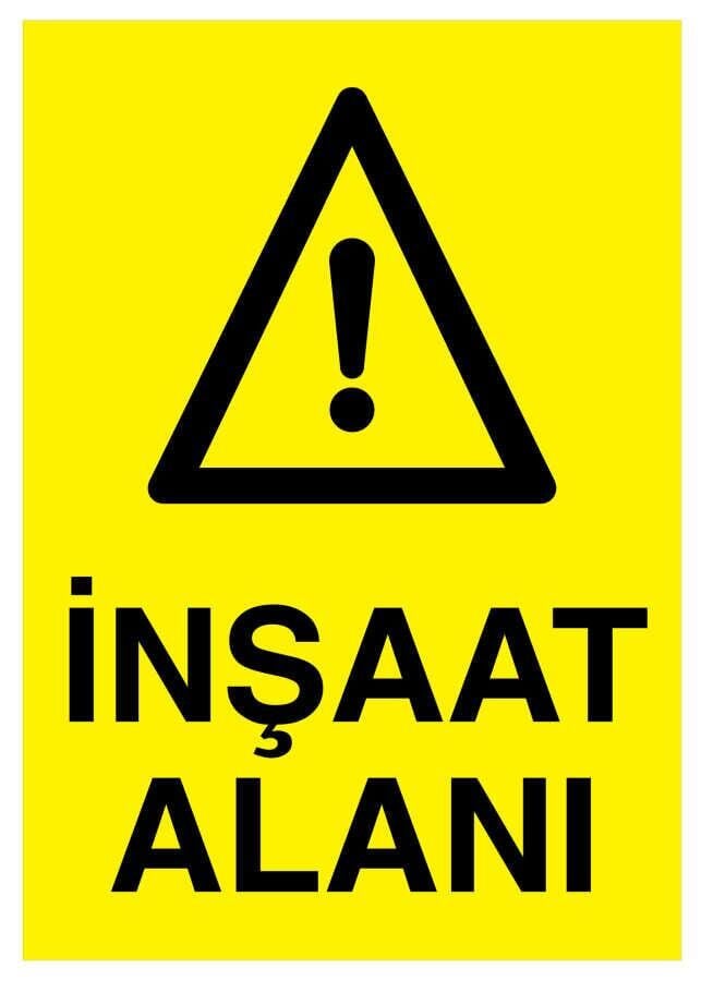 İkaz Levhası İnşaat Alanı -1410