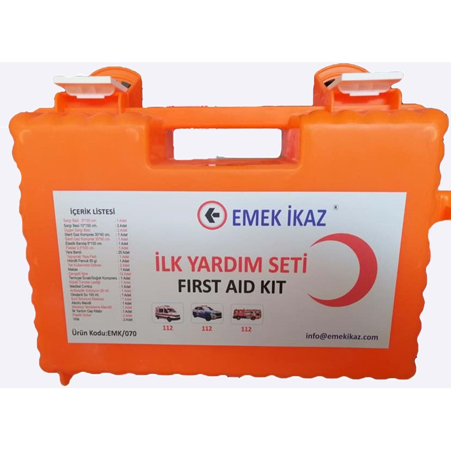 Emek İlkyardım Seti İşyeri Turuncu