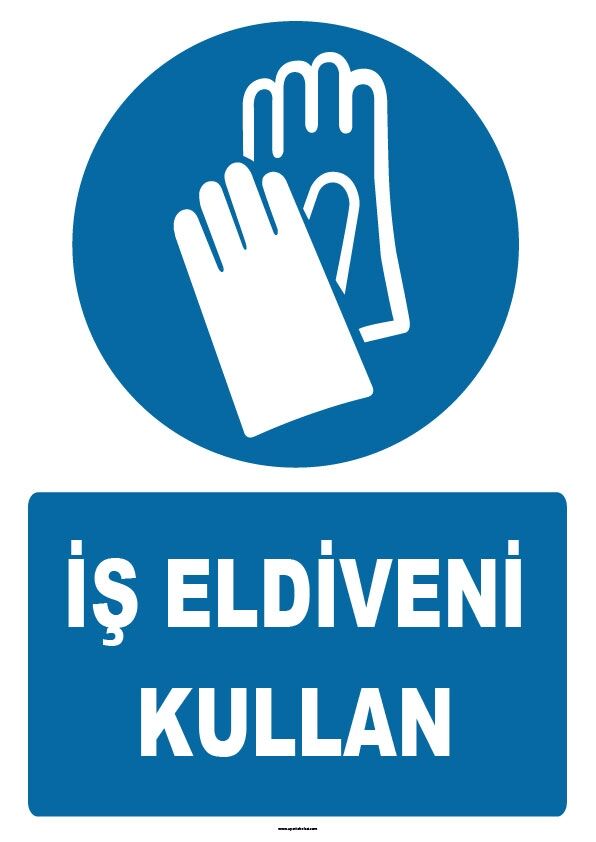 İkaz Levhası İş Eldiveni Kullan-29