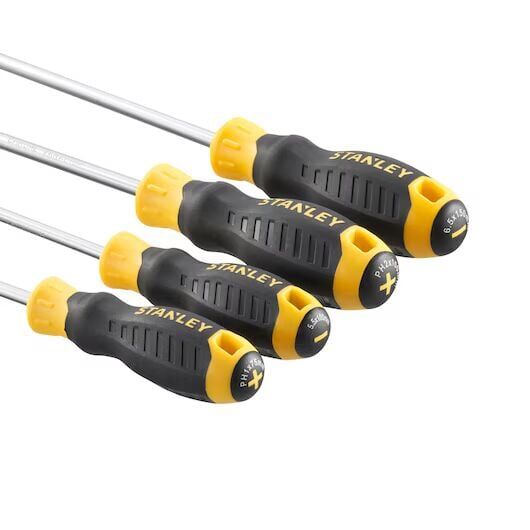 Stanley STHT16169-0 Fatmax Cushion Grip Tornavida Seti 4 parça