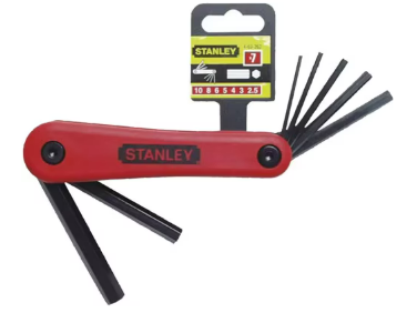 Stanley ST469261 7 Parça Katlanır Alyan Anahtar Takımı (1,5 - 6 mm)