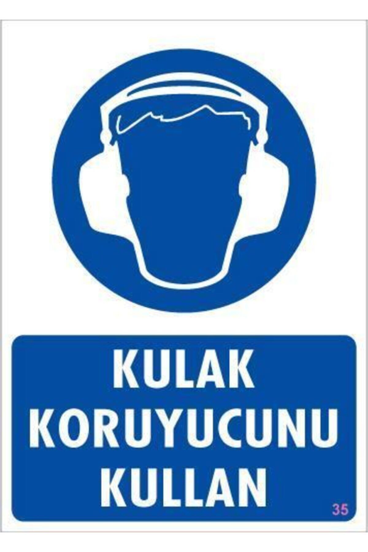 İkaz Levhası Kulak Koruyucunu Kullan - 35