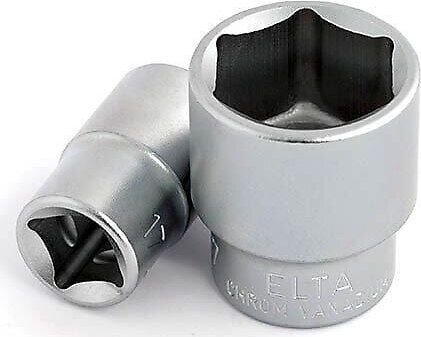 Elta 1/2'' Altı Köşe Lokma Anahtar 17mm